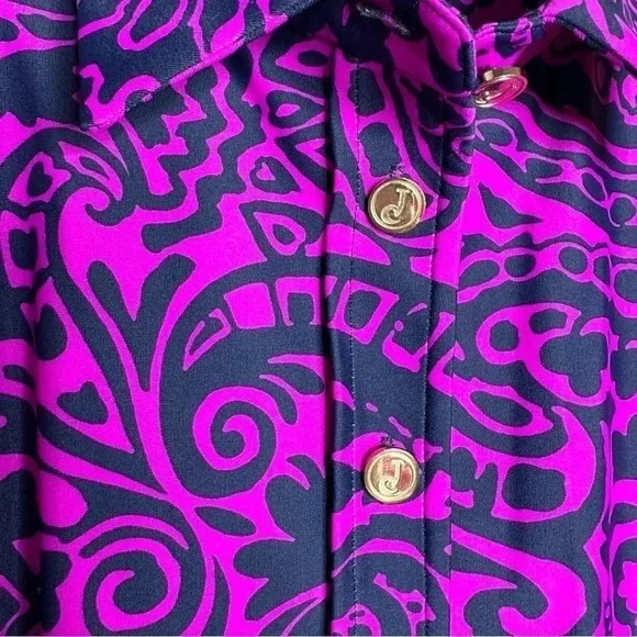 Jude Connally Long Sleeve Button Down Shirt and Quilted Vest Set Size Small - Picture 6 of 11